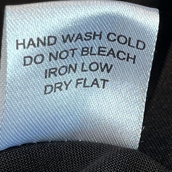 Iris Plus Size LBD Plus Size 3X Black Silk-Like Asymmetrical Spaghetti Straps - Picture 10 of 14